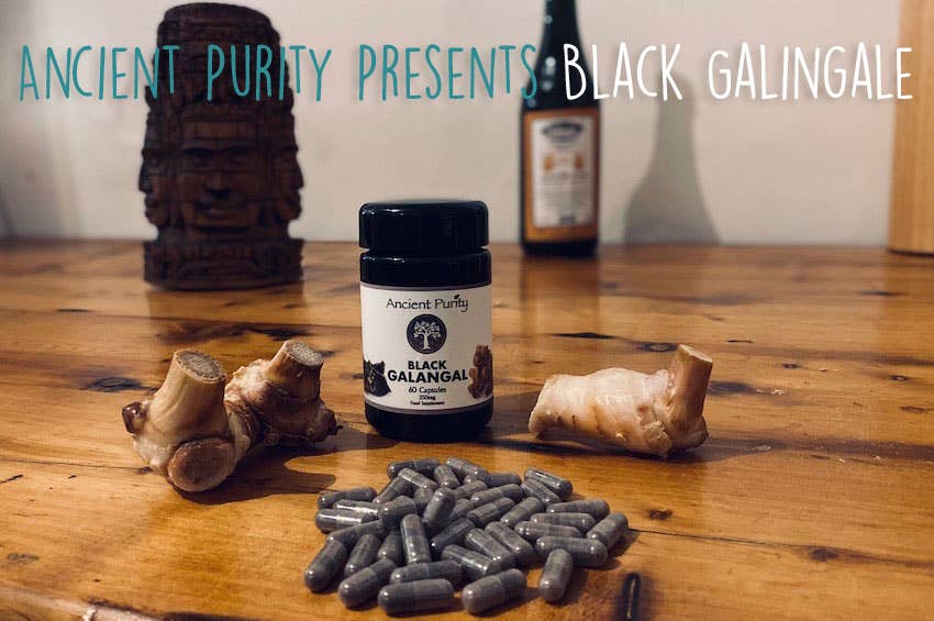 Galingale noir - 60 x 250 mg | Gingembre noir | Libido masculine